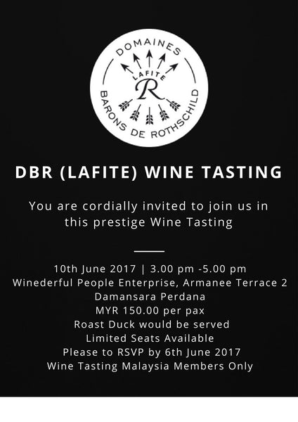 DBR (Lafite) Wine Tasting