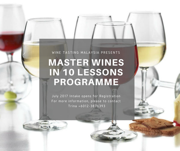 Master Wine in 10 Lessons Program-Weekly Class Fee